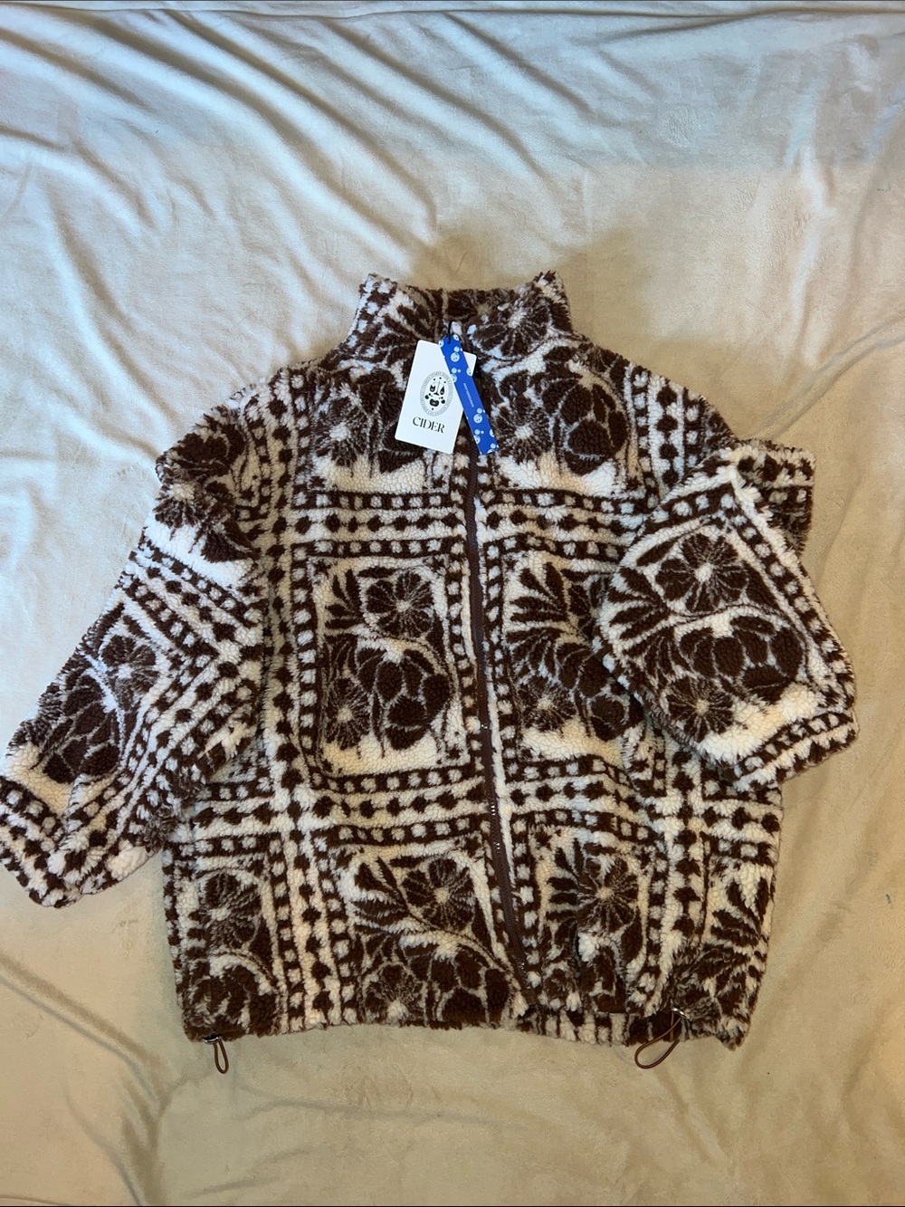 Cider Oversized Zip Jacket
